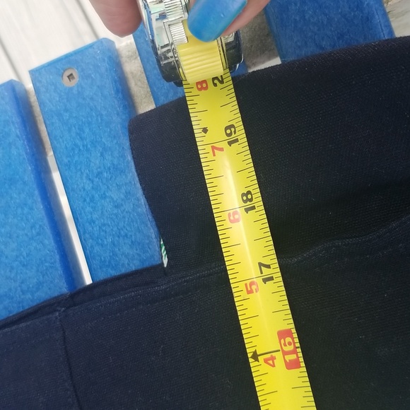 Large Tory Burch Canvas Tote - Picture 12 of 14